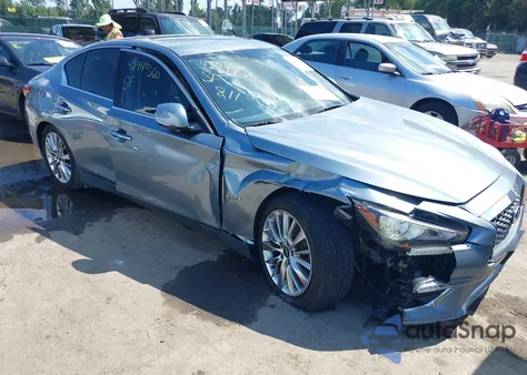 2020 Infiniti Q50 Luxe из США, поврежденный, VIN JN1EV7AP3LM206330